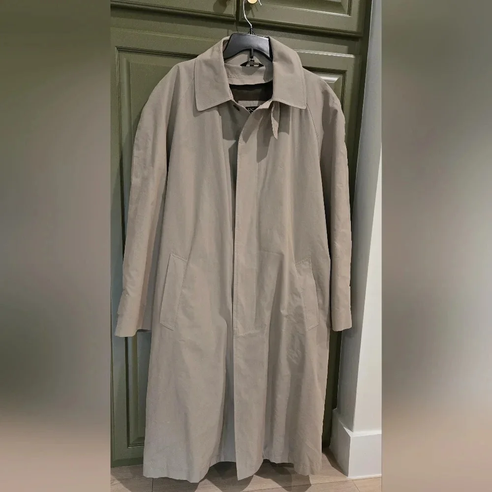 Jos A Bank mens trench coat